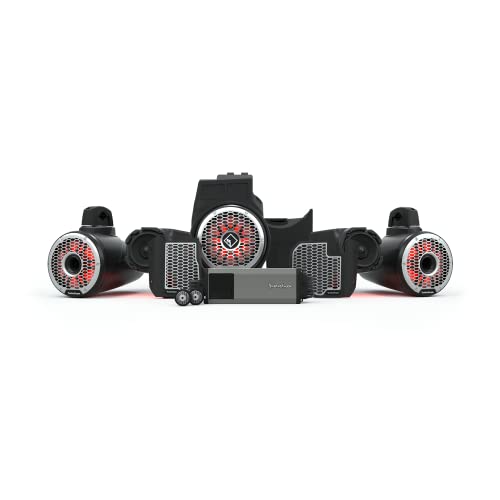 Rockford Fosgate RZR19RCPXP-STG6 Audio Kit: Ride Command Interface, 1500-Watt Amp, Front Speakers & M2 Tweeters, M2 Color Optix 10” Subwoofer & M2 8” Rear Speakers for Select RZR Pro XP Models (2019+) Rockford Fosgate RZR19RCPXP-STG6 Audio Kit: Ride Command Interface, 1500-Watt Amp, Front Speakers & M2 Tweeters, M2 Color Optix 10” Subwoofer & M2 8” Rear Speakers for Select RZR Pro XP Models (2019+)